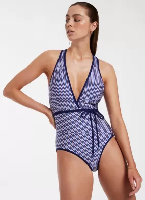 Amoudi Plunge One Piece - Sapphire