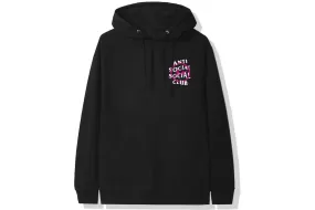 Anti Social Social Club x Fragment Pink Bolt Hoodie (FW19) Black