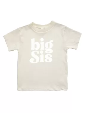 Big Sis Shirt for Girls - Natural