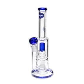 Blue Alert Glass Bong