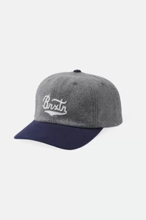 Burt MP Adjustable Hat - Heather Grey/Washed Navy