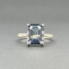 Estate SS Blue Stone Cocktail Ring