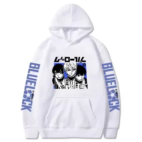 Funny Blue Lock Anime Hoodie Kunigami Rensuke Men Hoodies Yoichi Isagl Football Hooded Streetwear