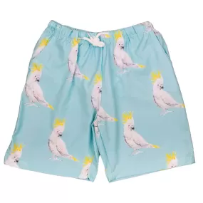 Green Cockatoo Kids' Boardshorts