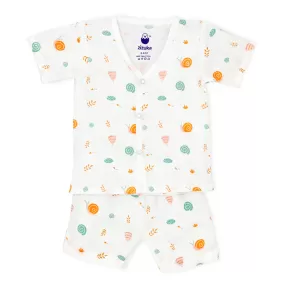 Jabla Co Ord Set / Jabla Shorts - 100% Muslin Cotton -Snail