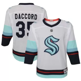 Joey Daccord Seattle Kraken Toddler Away Replica Jersey - White