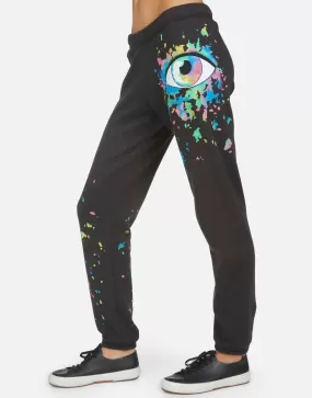 Lauren Moshi Brynn Watercolor Eye Sweatpants