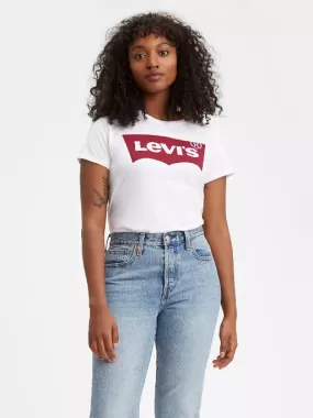 Levi's Standard Housemark women's paper sleeve t-shirt 173690053 white