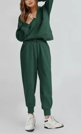 Madison Ribbed Set | Green