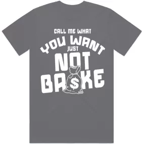 NOT BROKE : Sneaker Shirt to Match : Asphalt Grey