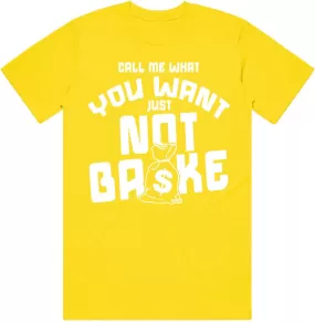 NOT BROKE : Yellow Sneaker Tees Shirt (white ink)