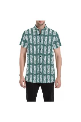 Pineapple Pleasure Men's All Over Print Short Sleeve Shirt