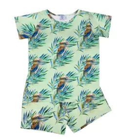 PREORDER Eucalyptus Kookaburra Kids' Shorts Pyjama Set (Ships w/c 16th Sept)