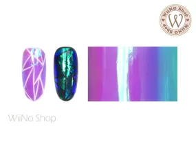 Purple Transparent Rainbow Nail Film (RB12)