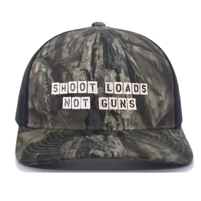 Shoot Loads Not Guns Break Up Country Black Mesh Snapback Hat Supporting Gays Against Guns